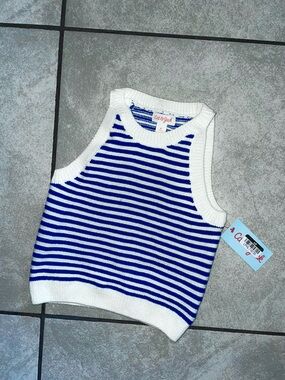 Girls knit tank 3T